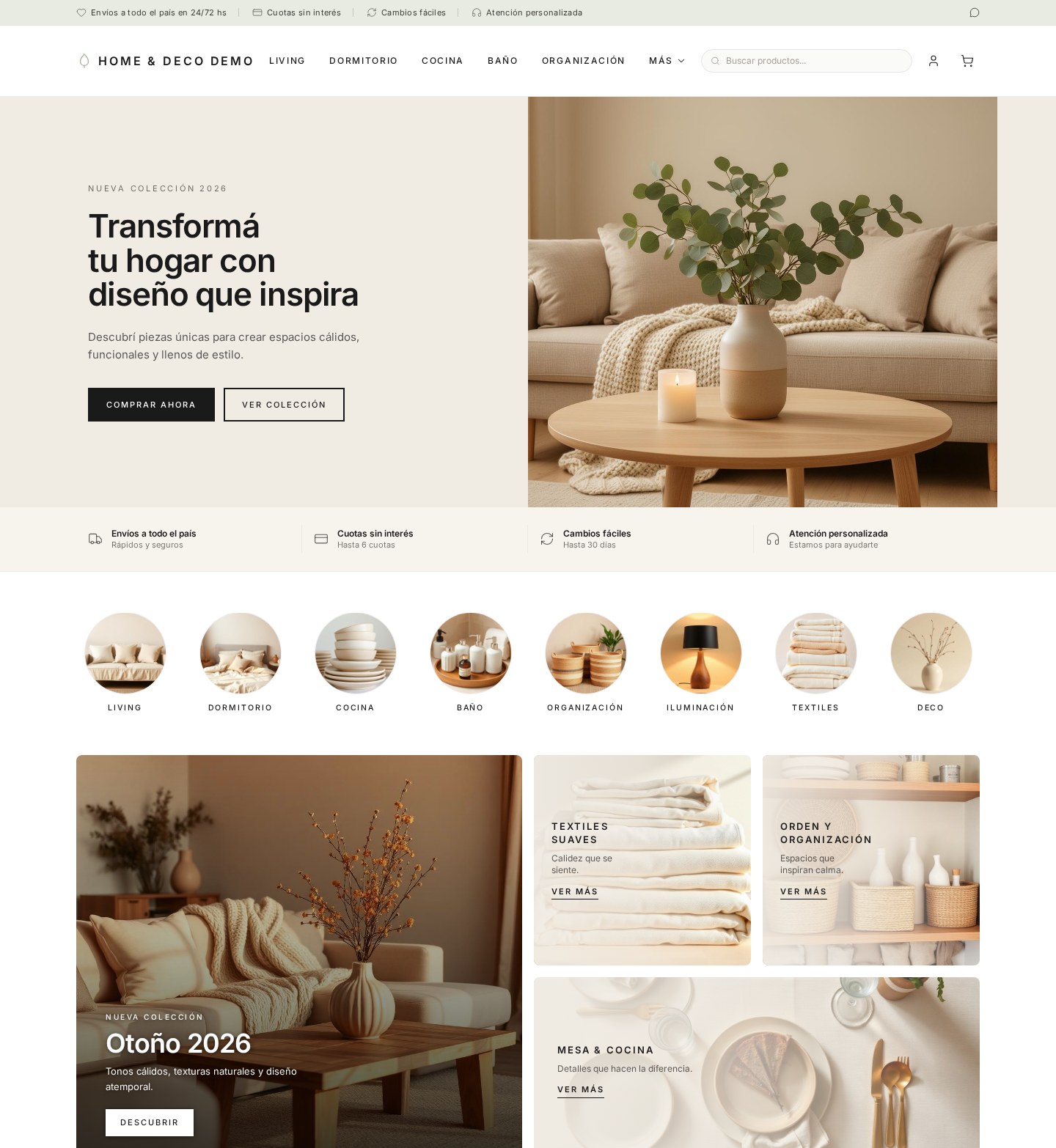 Template HOME & DECO — Home & Decor